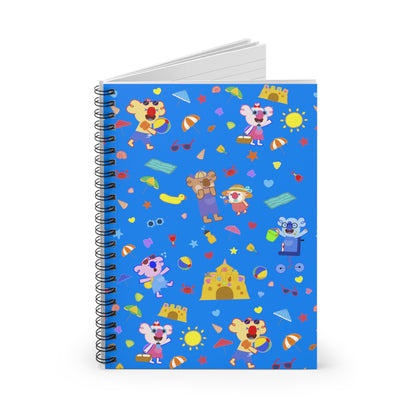 Fun at the Beach Notebook - Blue