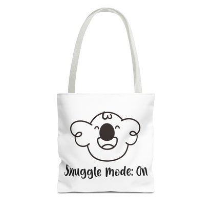 Cabbage's Snuggle Mode: On White Tote Bag