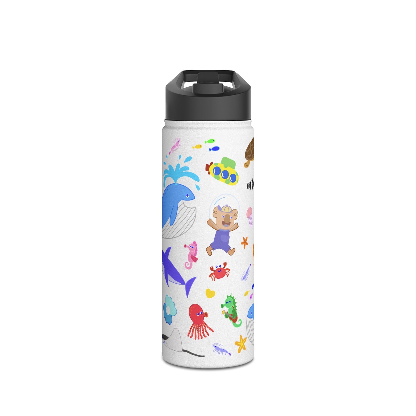 Cabbage & Tyler Ocean Friends Stainless Steel Water Bottle