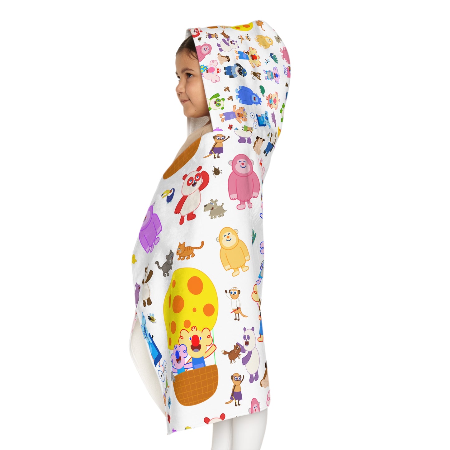 Cabbage & Tyler Adventure Friends Hooded Towel