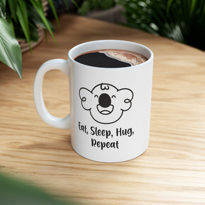 Cabbage's Eat, Sleep, Hug ,Repeat Mug