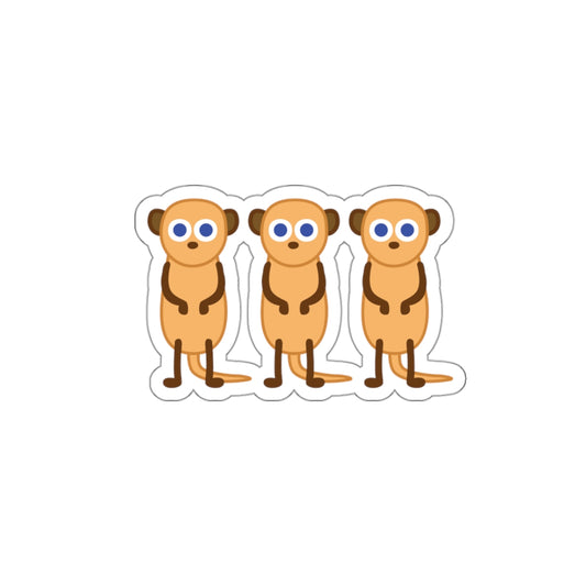 Three Meerkats sticker