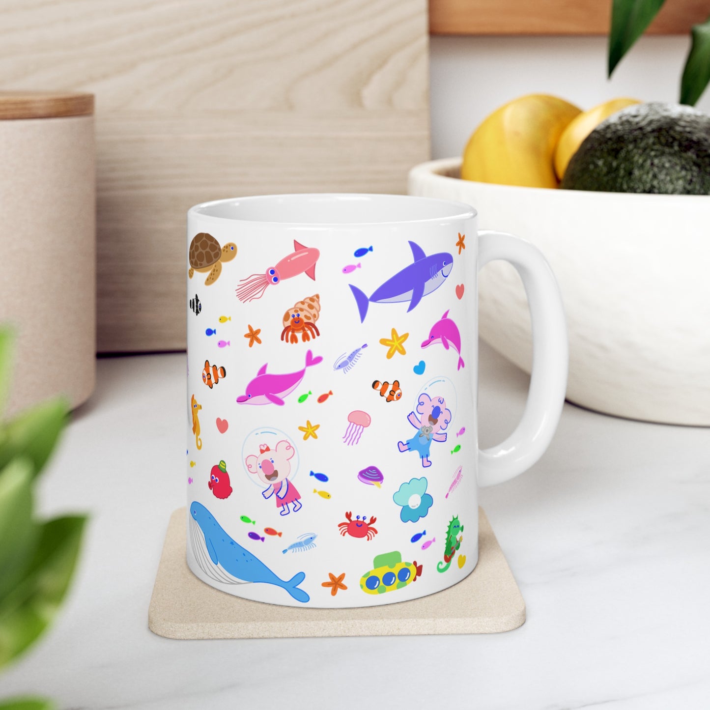 Cabbage & Tyler Ocean Friends Mug