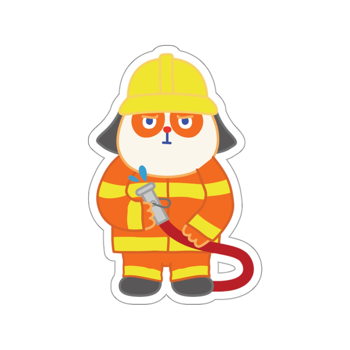 Fireman ColoPanda sticker