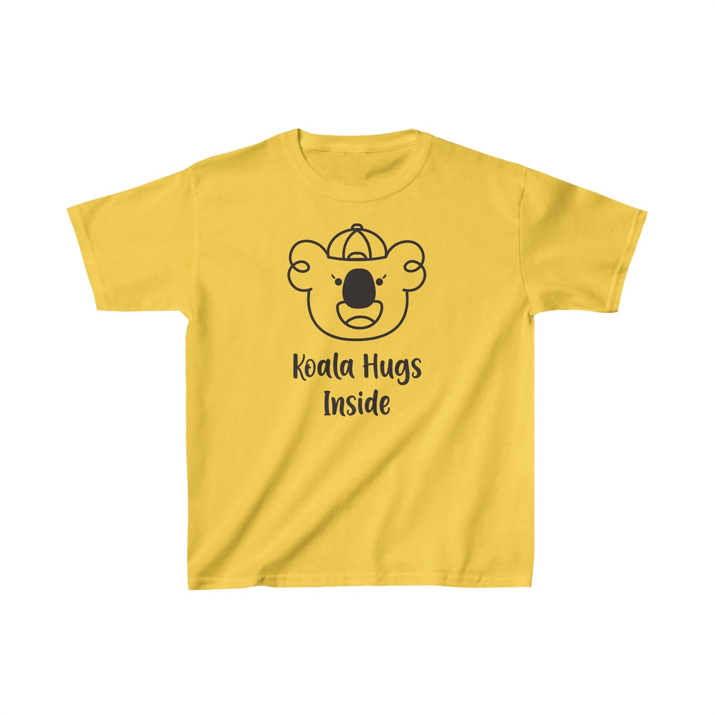 Izzy's Koala Hugs Inside Kid's T-shirt - Bright Colors