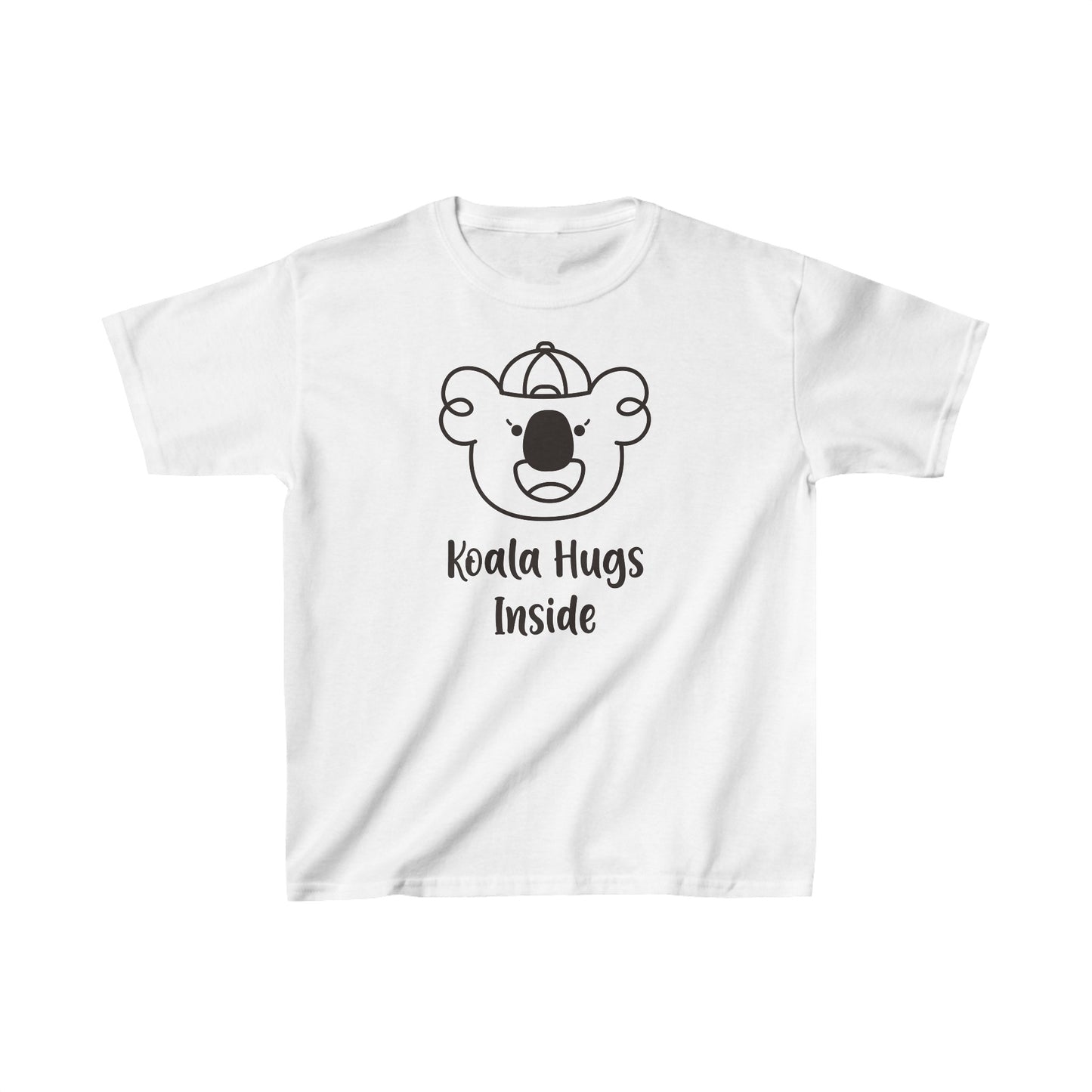 Izzy's Koala Hugs Inside Kid's T-shirt - Bright Colors