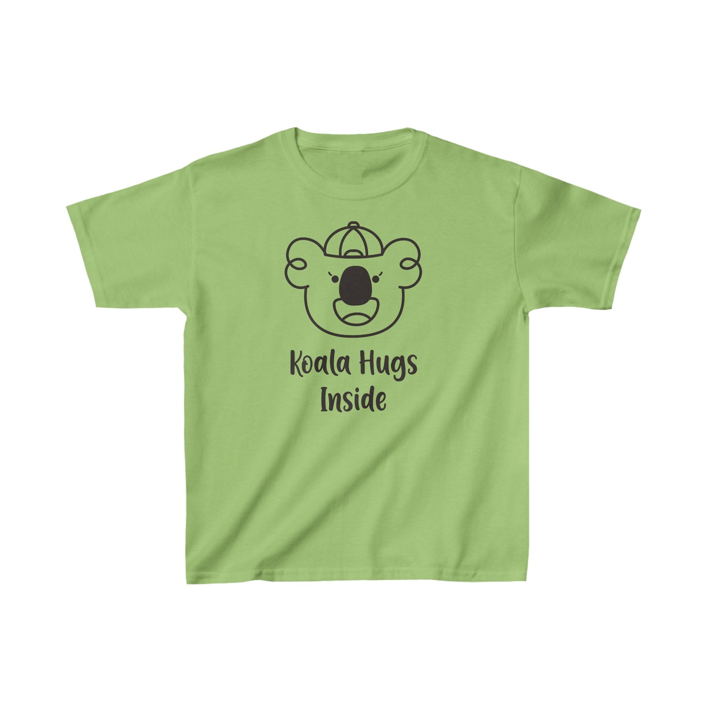 Izzy's Koala Hugs Inside Kid's T-shirt - Bright Colors