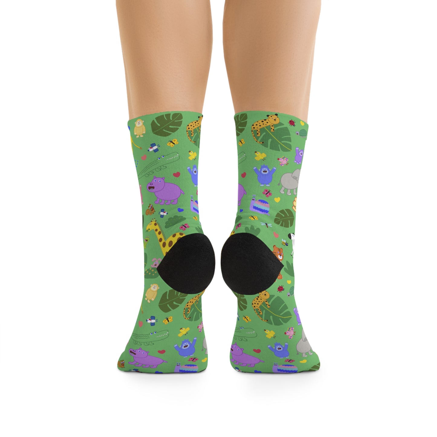 Jungle Friends Eco Crew Socks