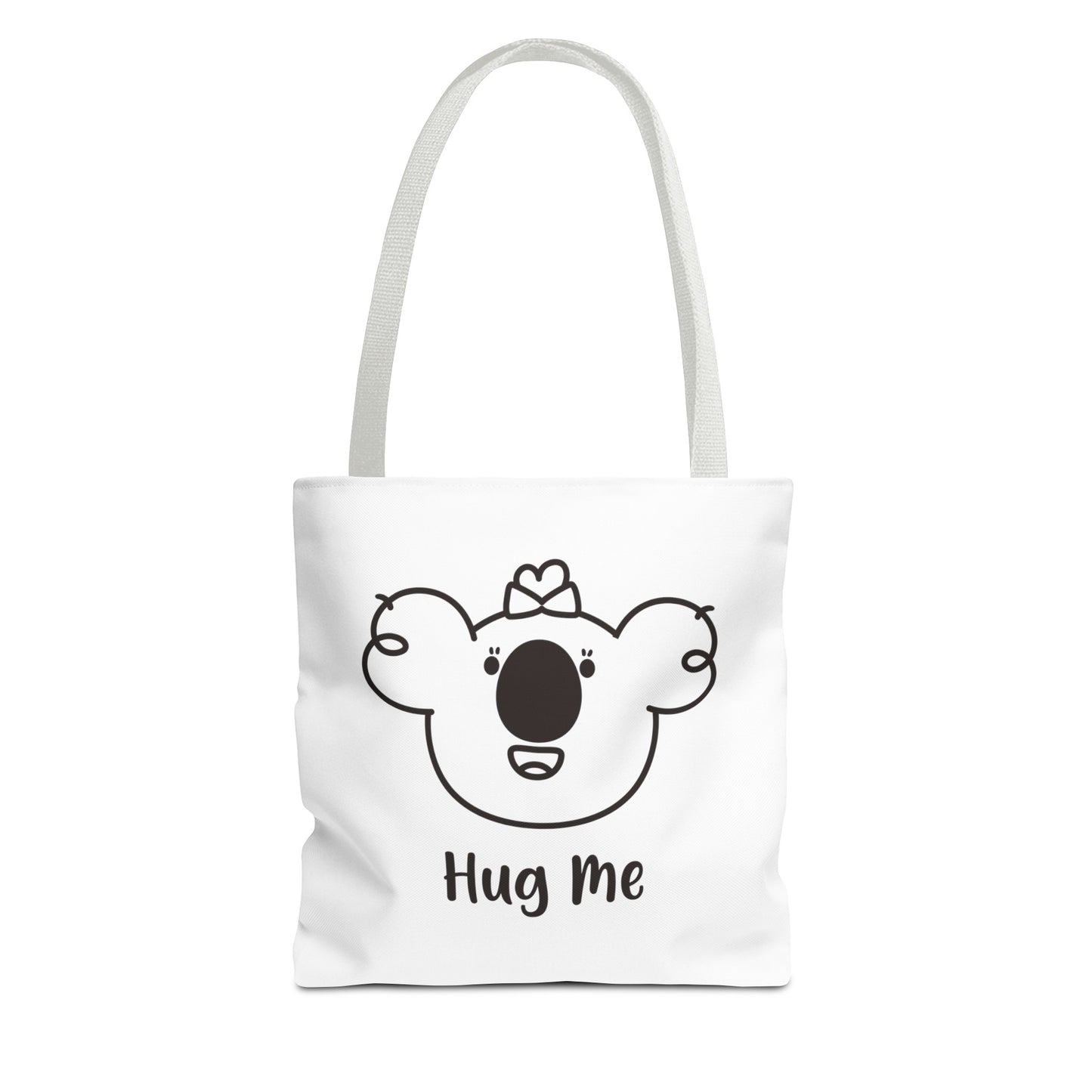 Poppy's Hug Me White Tote Bag