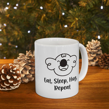 Cabbage's Eat, Sleep, Hug ,Repeat Mug