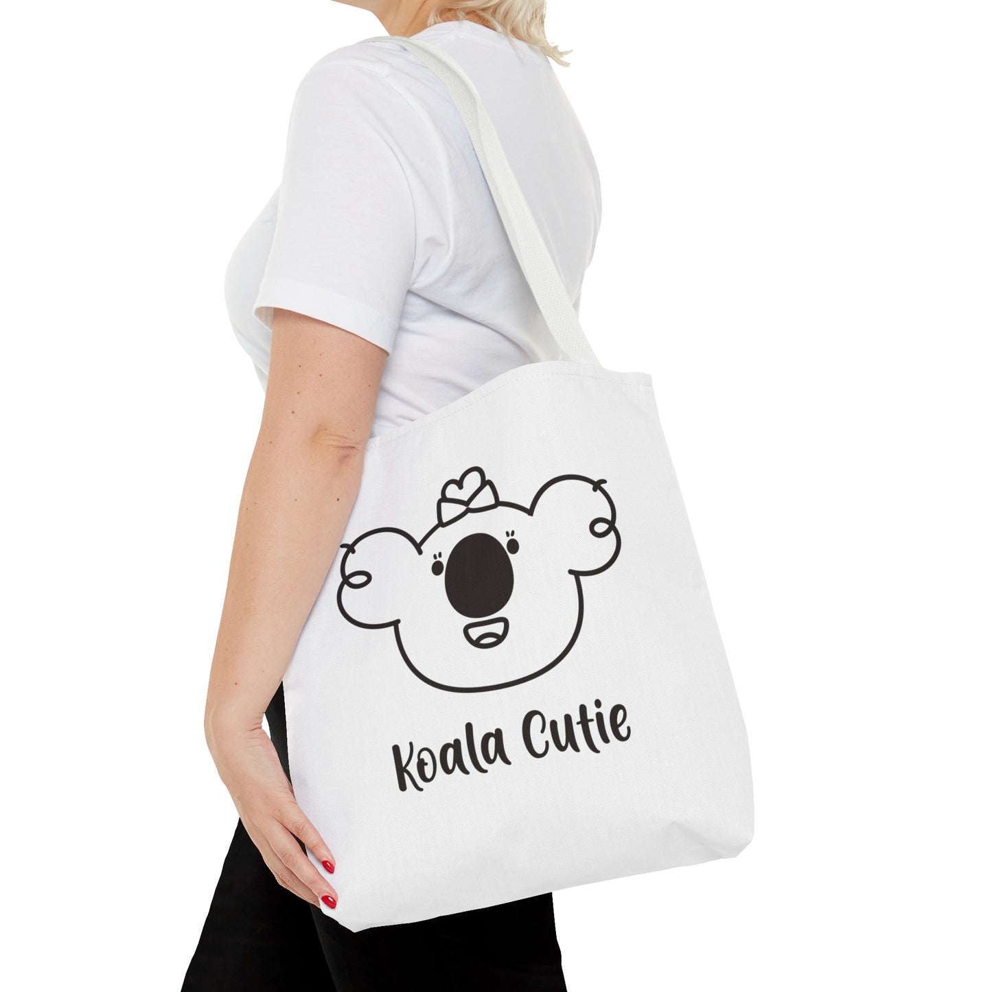 Poppy's Koala Cutie White Tote Bag