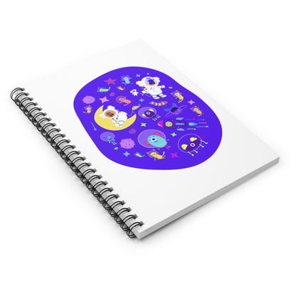 Astro World Adventure Friends Notebook - Spot