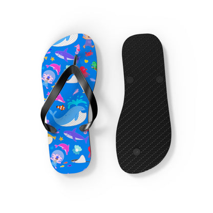 Cabbage & Tyler Ocean Friends Flip Flops