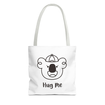 Izzy's Hug Me White Tote Bag