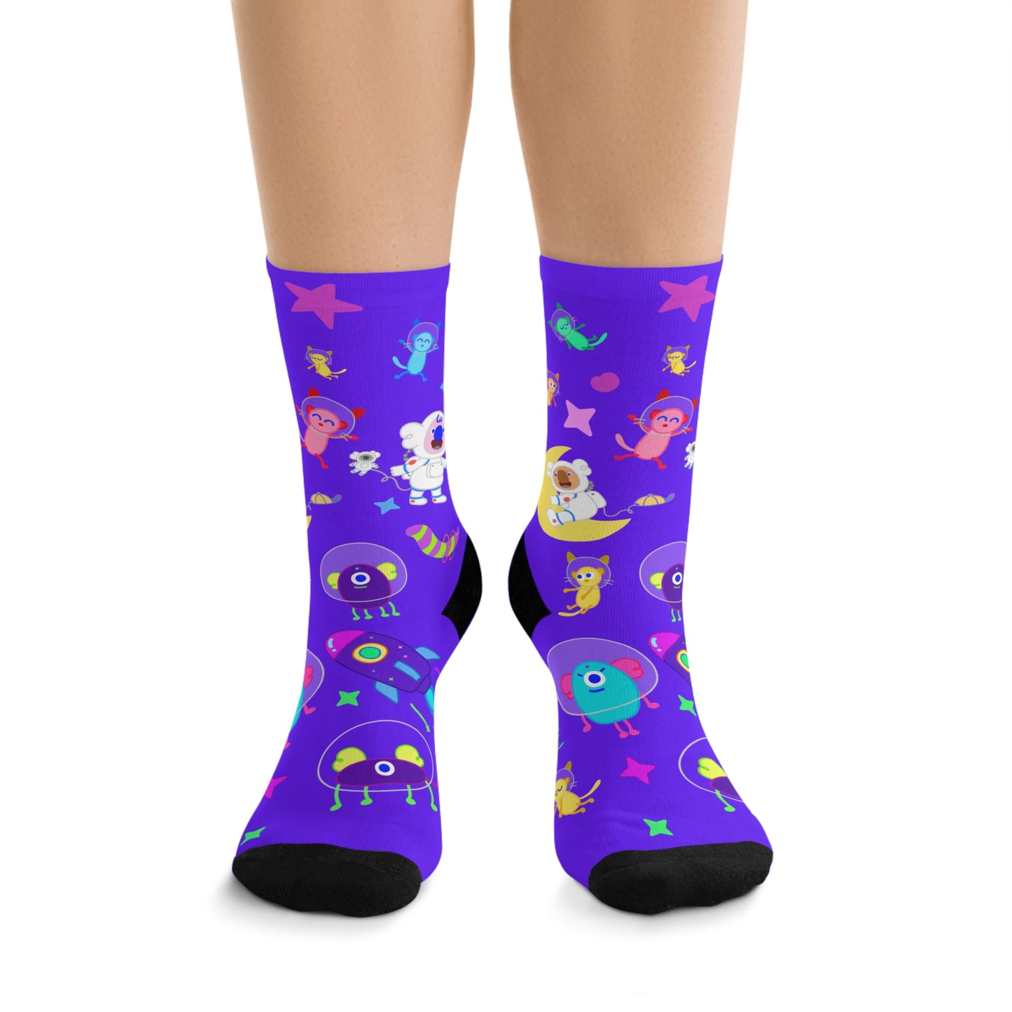 Astro World Adventure Friends Eco Crew Socks