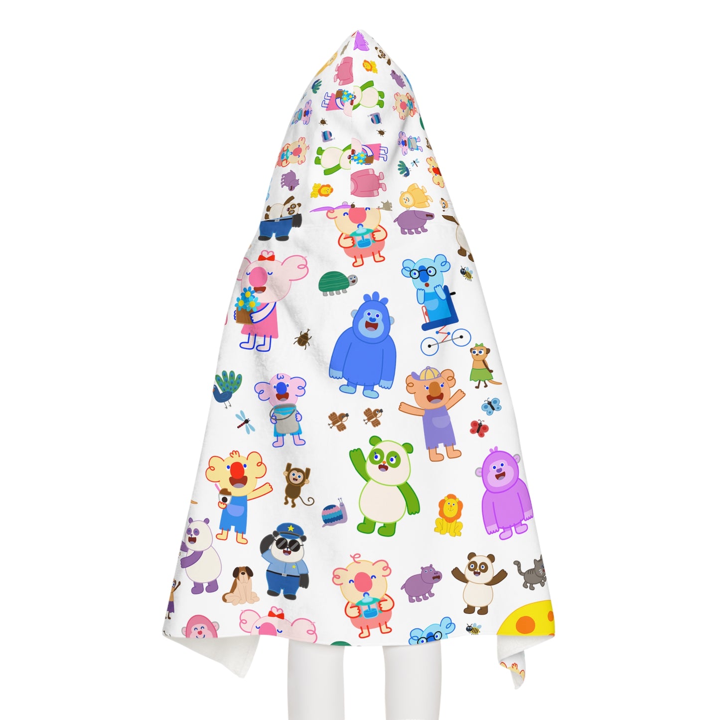 Cabbage & Tyler Adventure Friends Hooded Towel