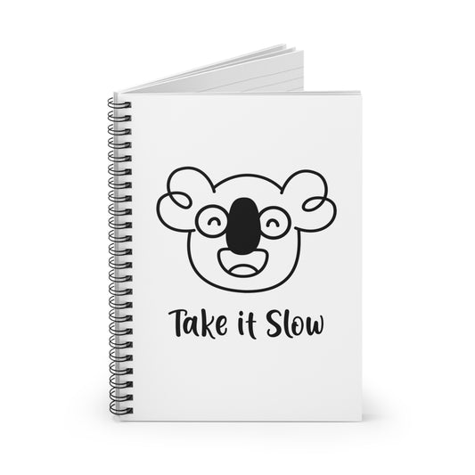 Boo's Take it Slow Notebook