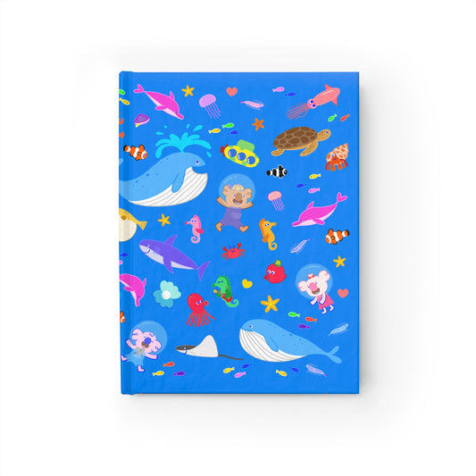 Cabbage & Tyler Ocean Friends Hardcover Journal