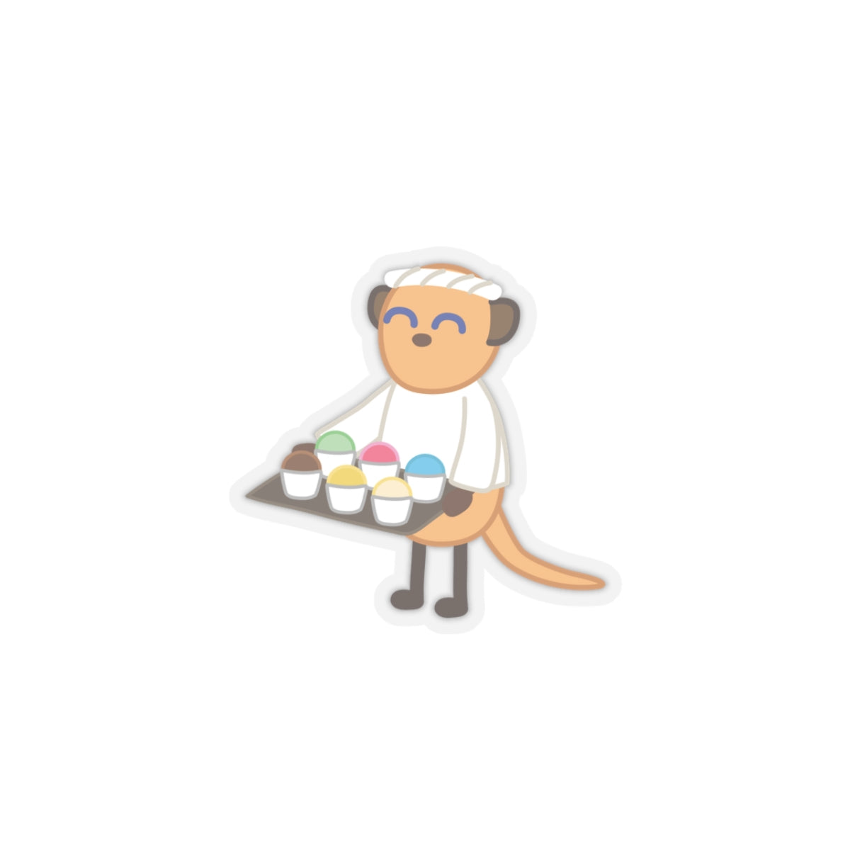 Chef Meerkat sticker