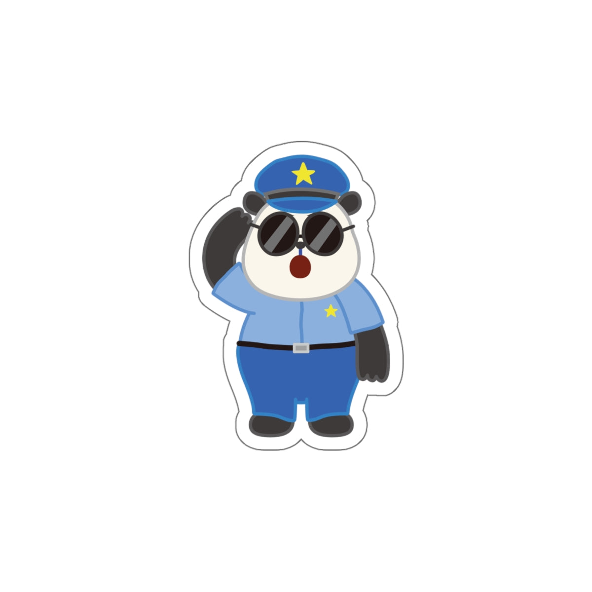 Policeman ColoPanda sticker