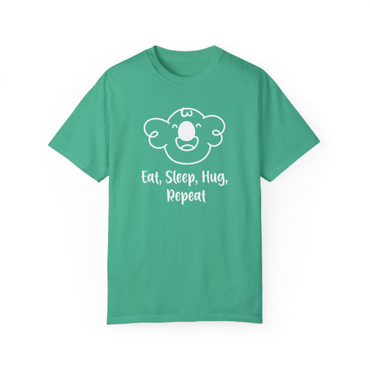 Cabbage's Eat, Sleep, Hug ,Repeat T-shirt - Vibrant Colors