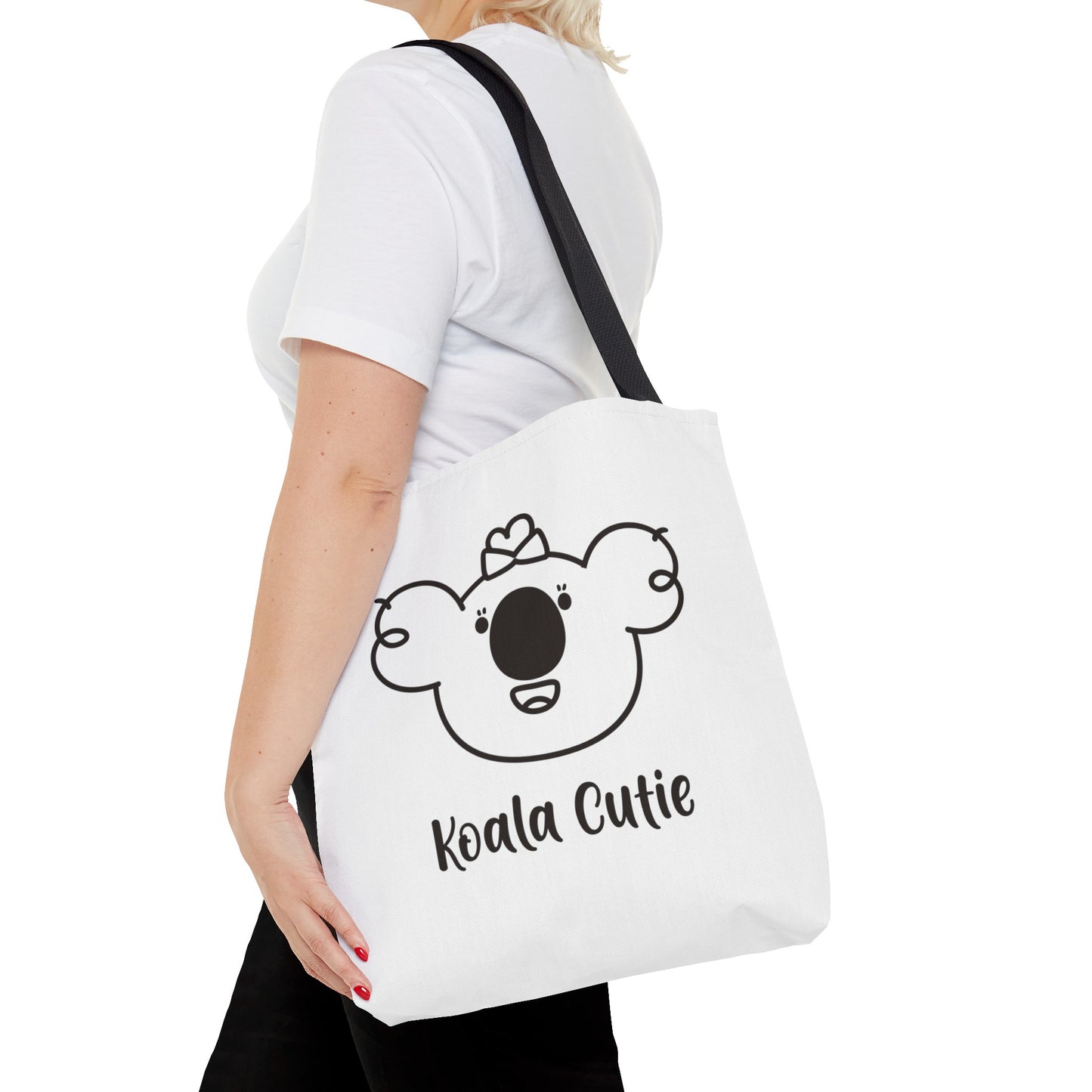 Poppy's Koala Cutie White Tote Bag