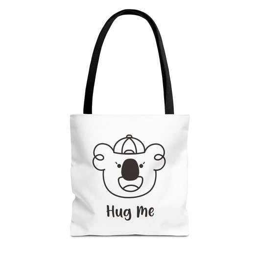 Izzy's Hug Me White Tote Bag