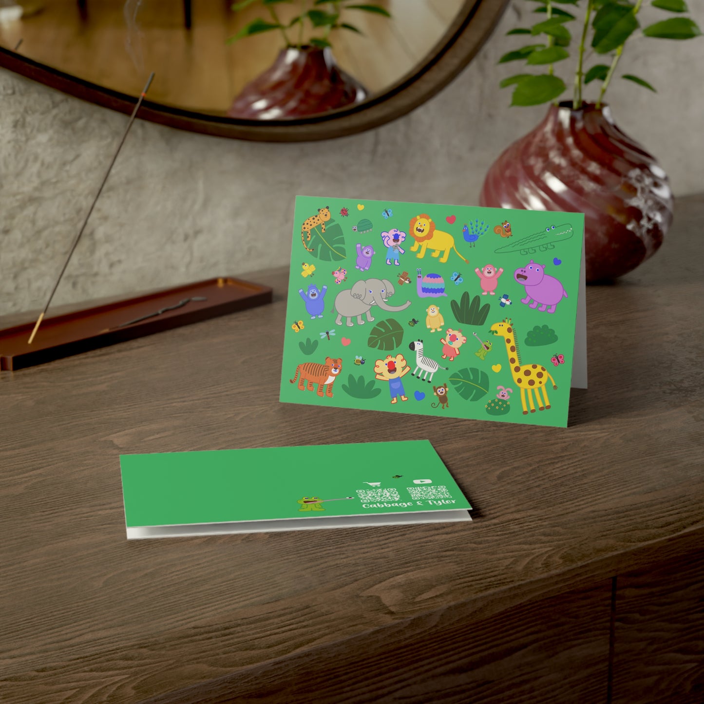 Jungle Friends Greeting Cards