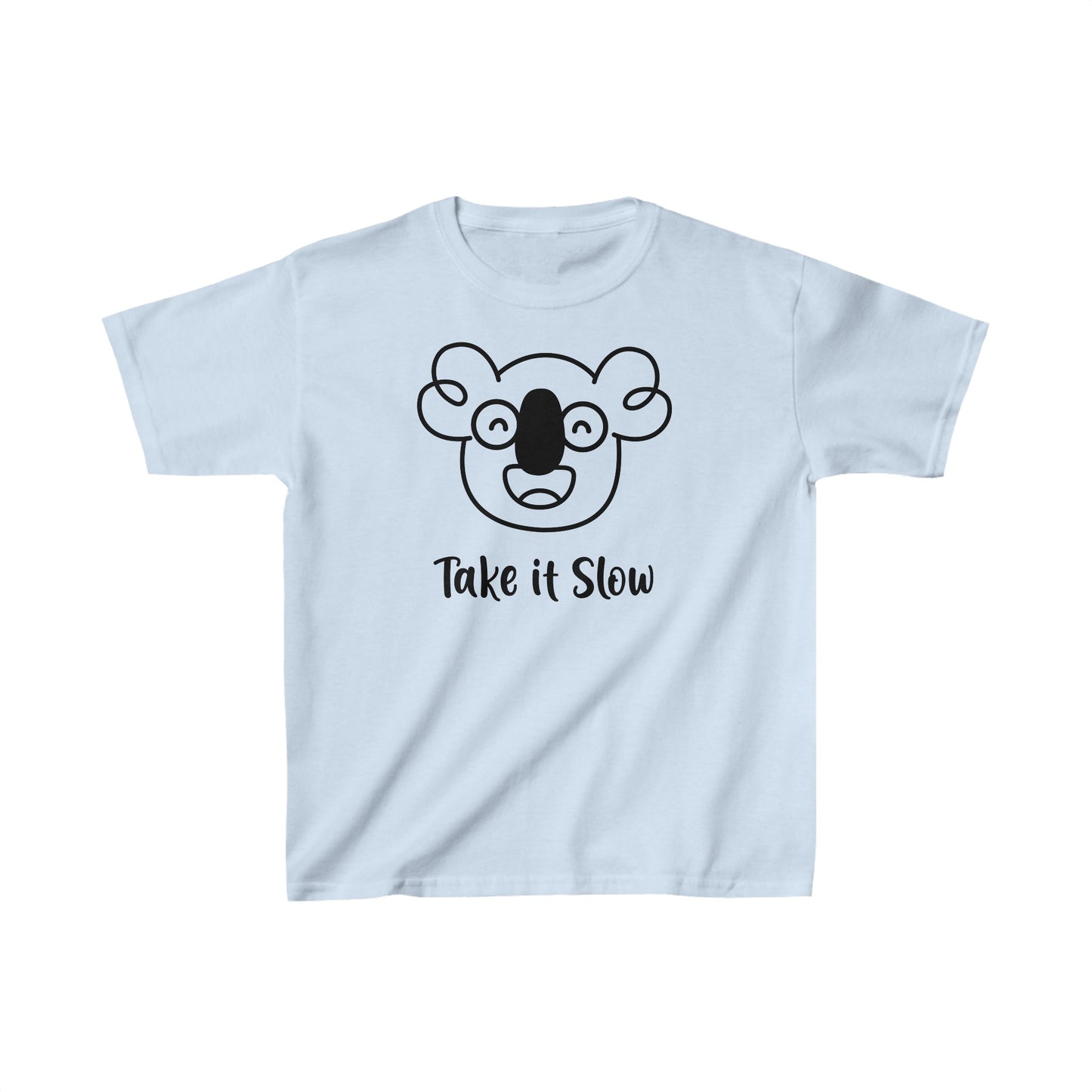 Boo's Take it Slow Kid's T-shirt - Bright Colors