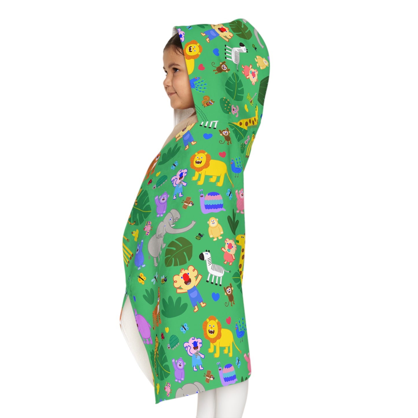 Jungle Friends Hooded Towel