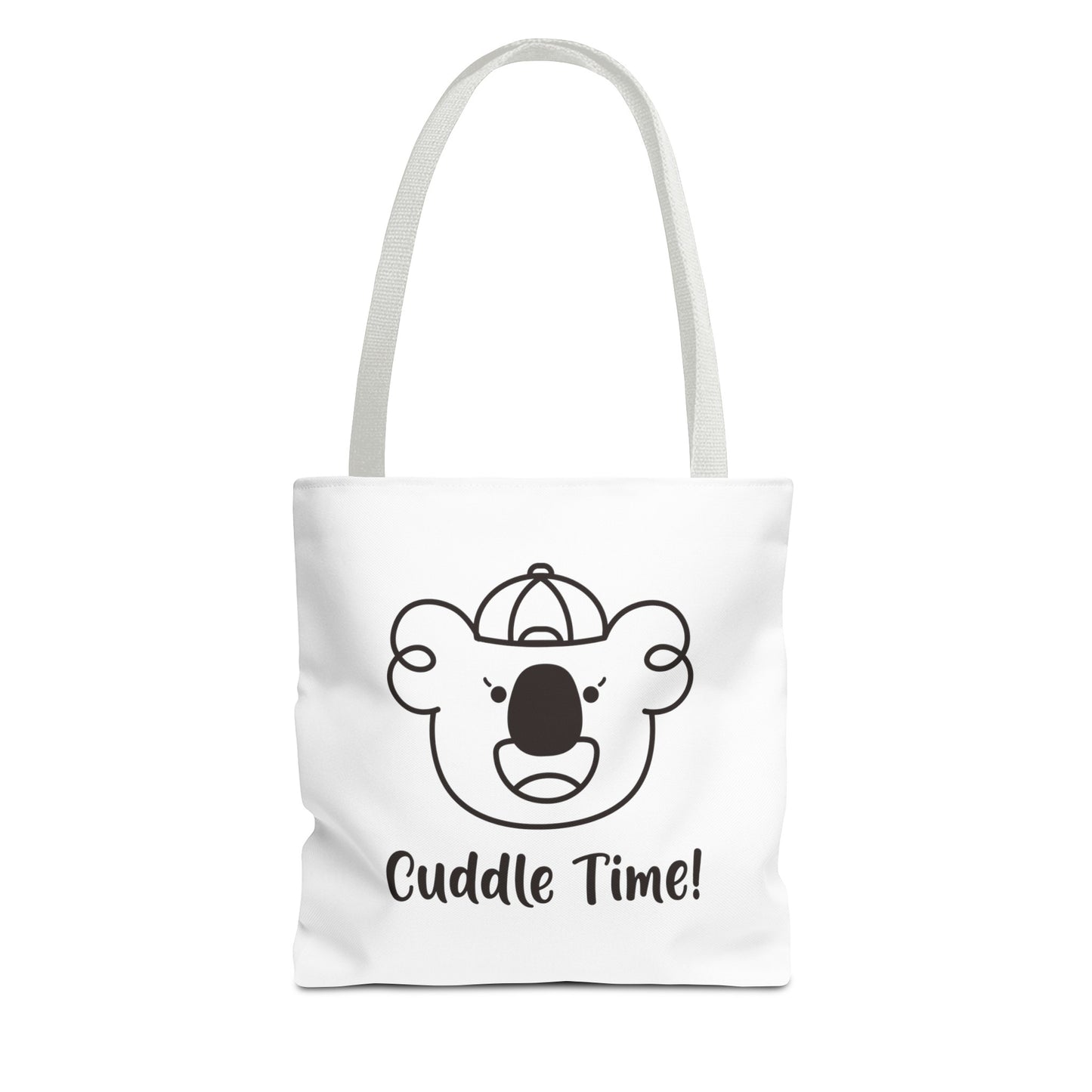 Izzy's Cuddle Time! White Tote Bag