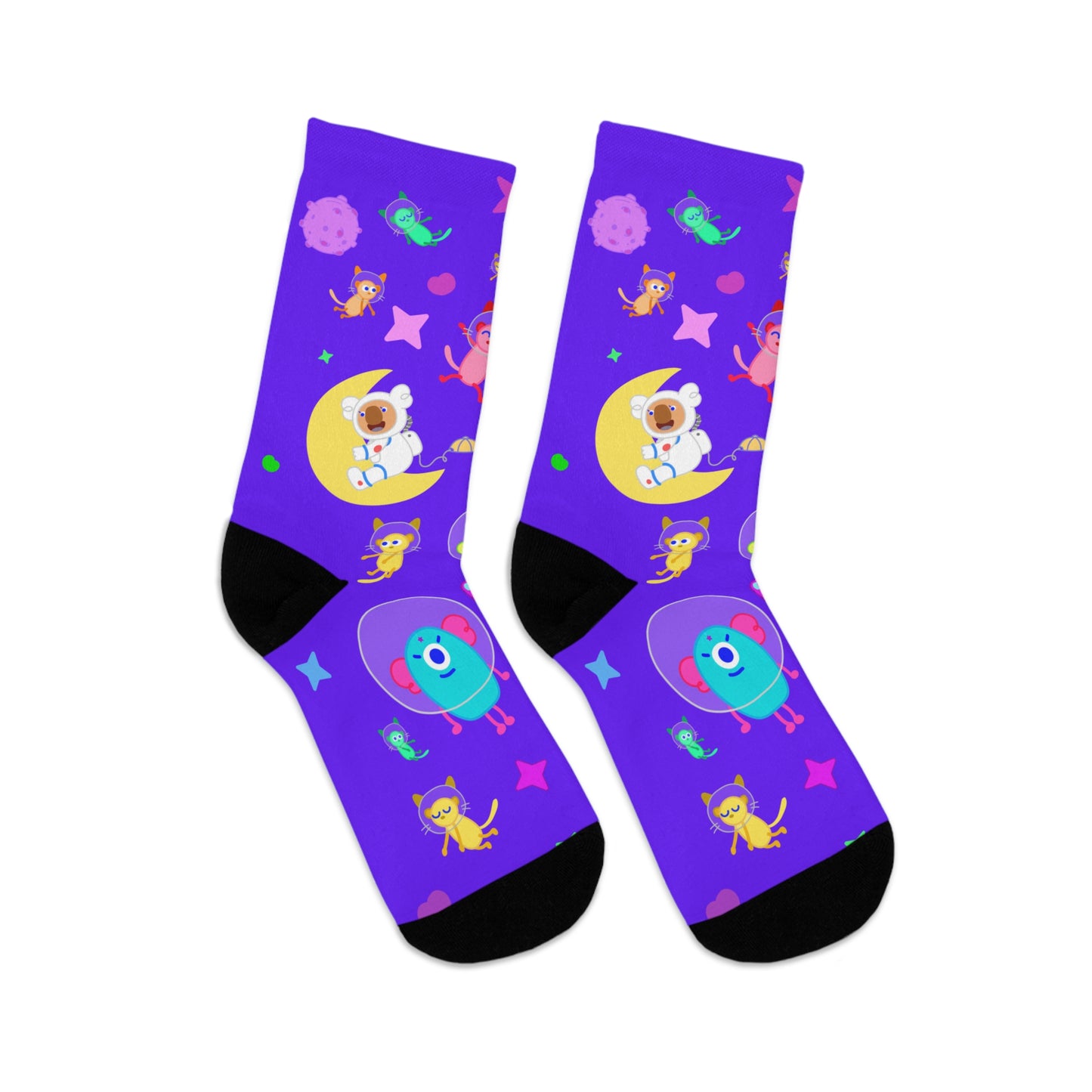 Astro World Adventure Friends Eco Crew Socks