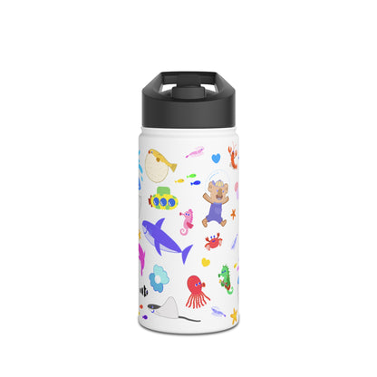 Cabbage & Tyler Ocean Friends Stainless Steel Water Bottle