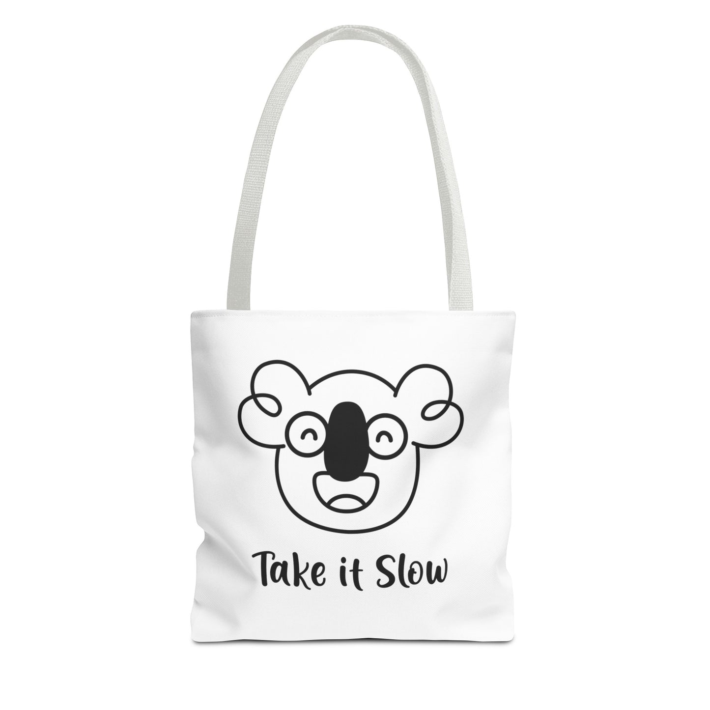 Boo's Take it Slow White Tote Bag