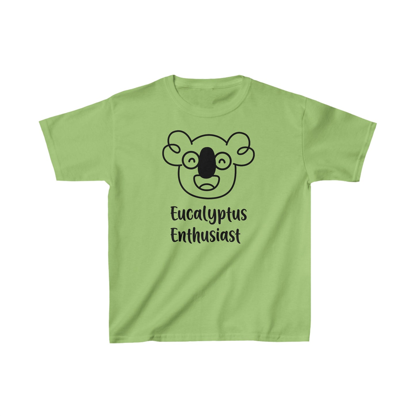 Boo's Eucalyptus Enthusiast Kid's T-shirt - Bright Colors