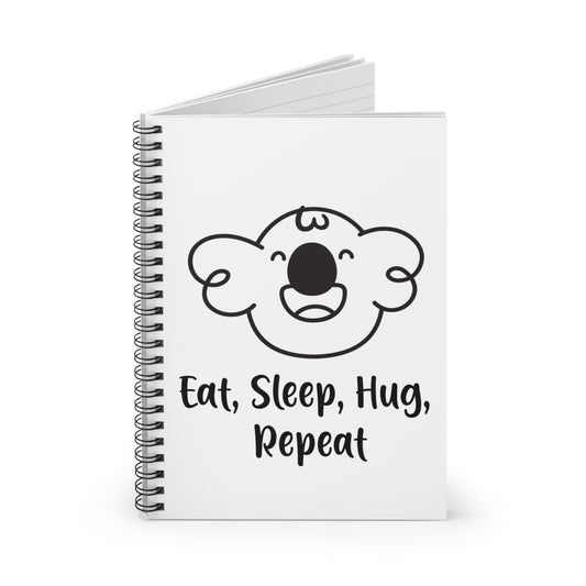 Cabbage's Eat, Sleep, Hug ,Repeat Notebook