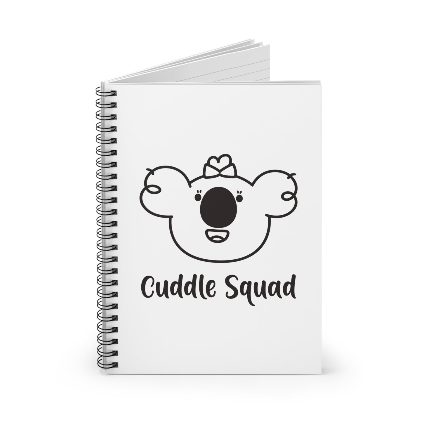 Poppy -Cuddle Squad 螺旋筆記本 - 格線