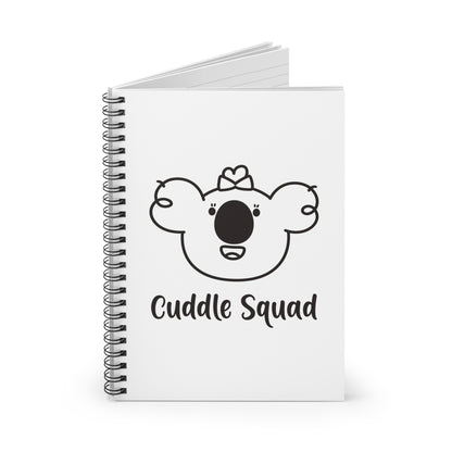 Poppy -Cuddle Squad 螺旋筆記本 - 格線