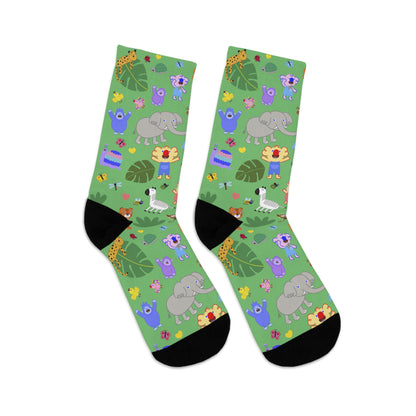 Jungle Friends Eco Crew Socks