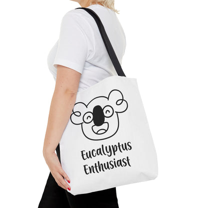 Boo's Eucalyptus Enthusiast White Tote Bag