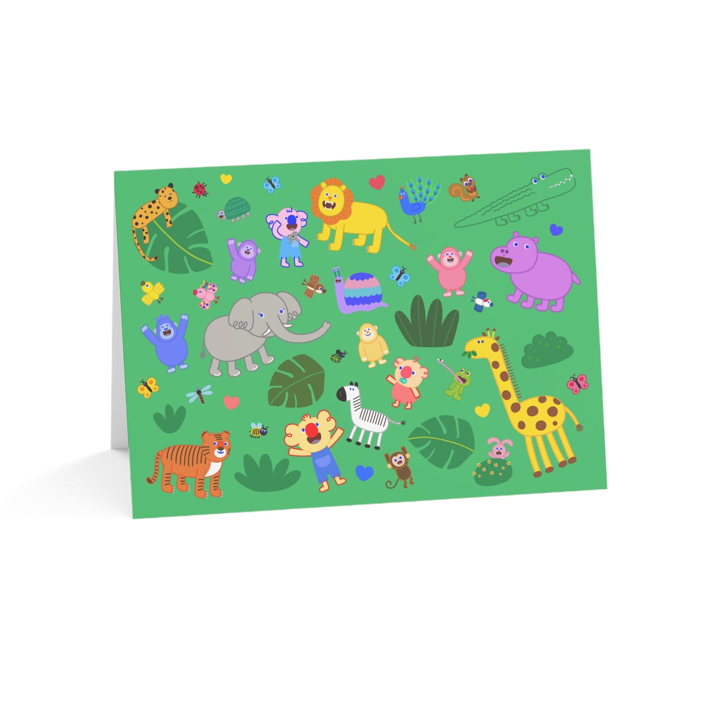 Jungle Friends Greeting Cards