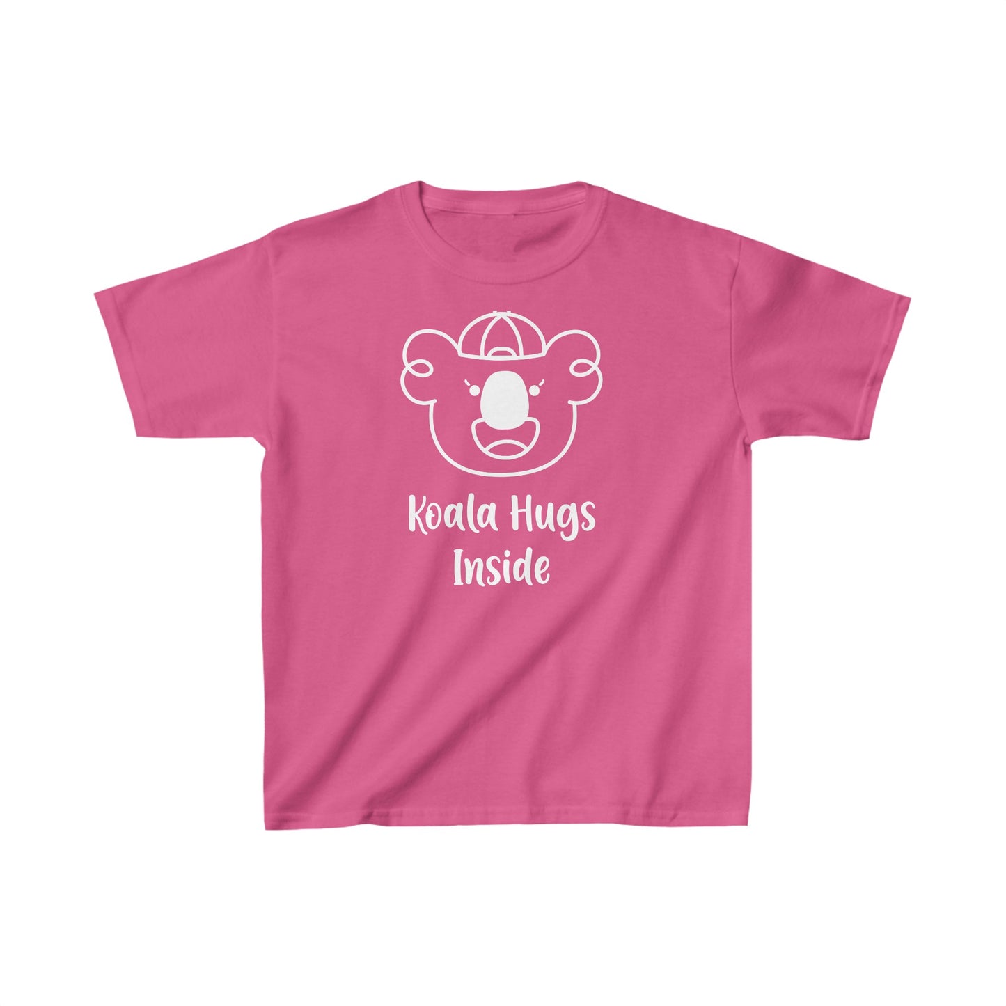 Izzy's Koala Hugs Inside Kid's T-shirt - Vibrant Colors