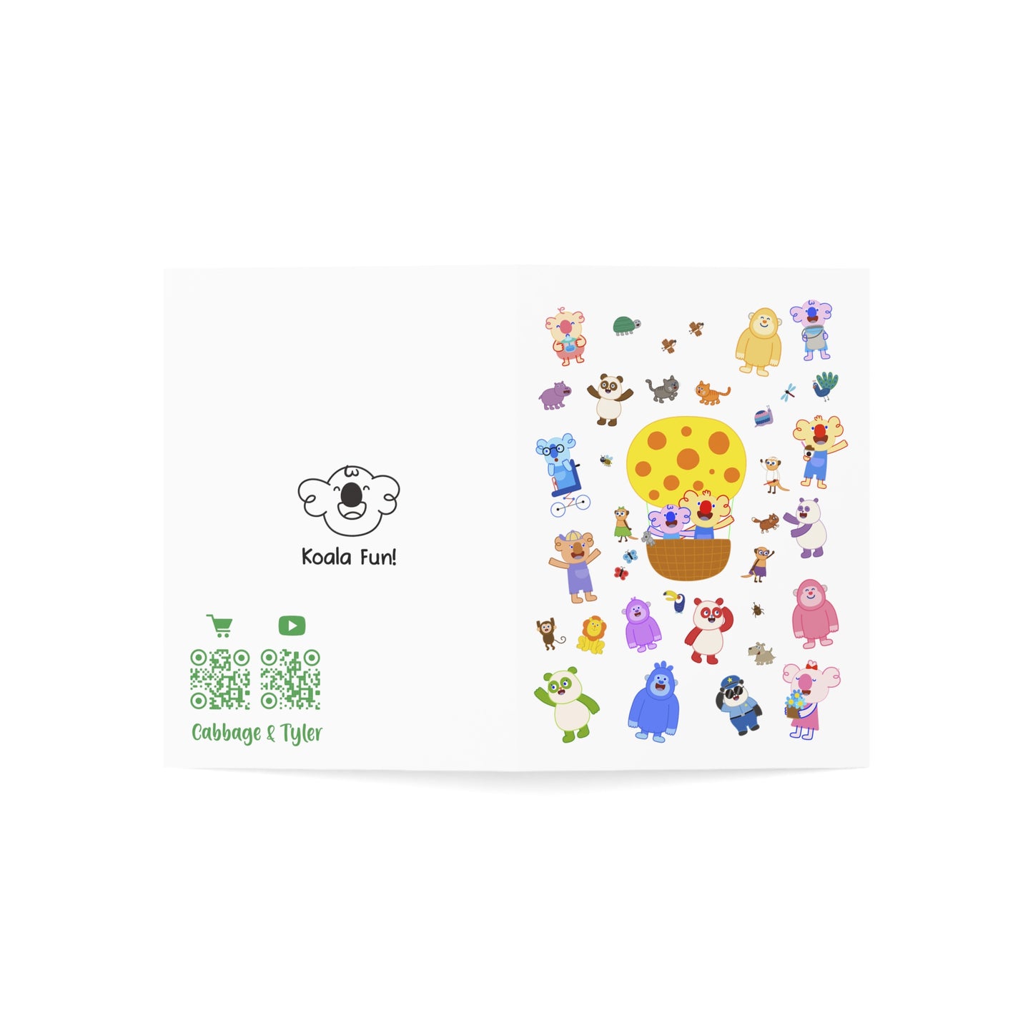 Cabbage & Tyler Adventure Friends Greeting Cards