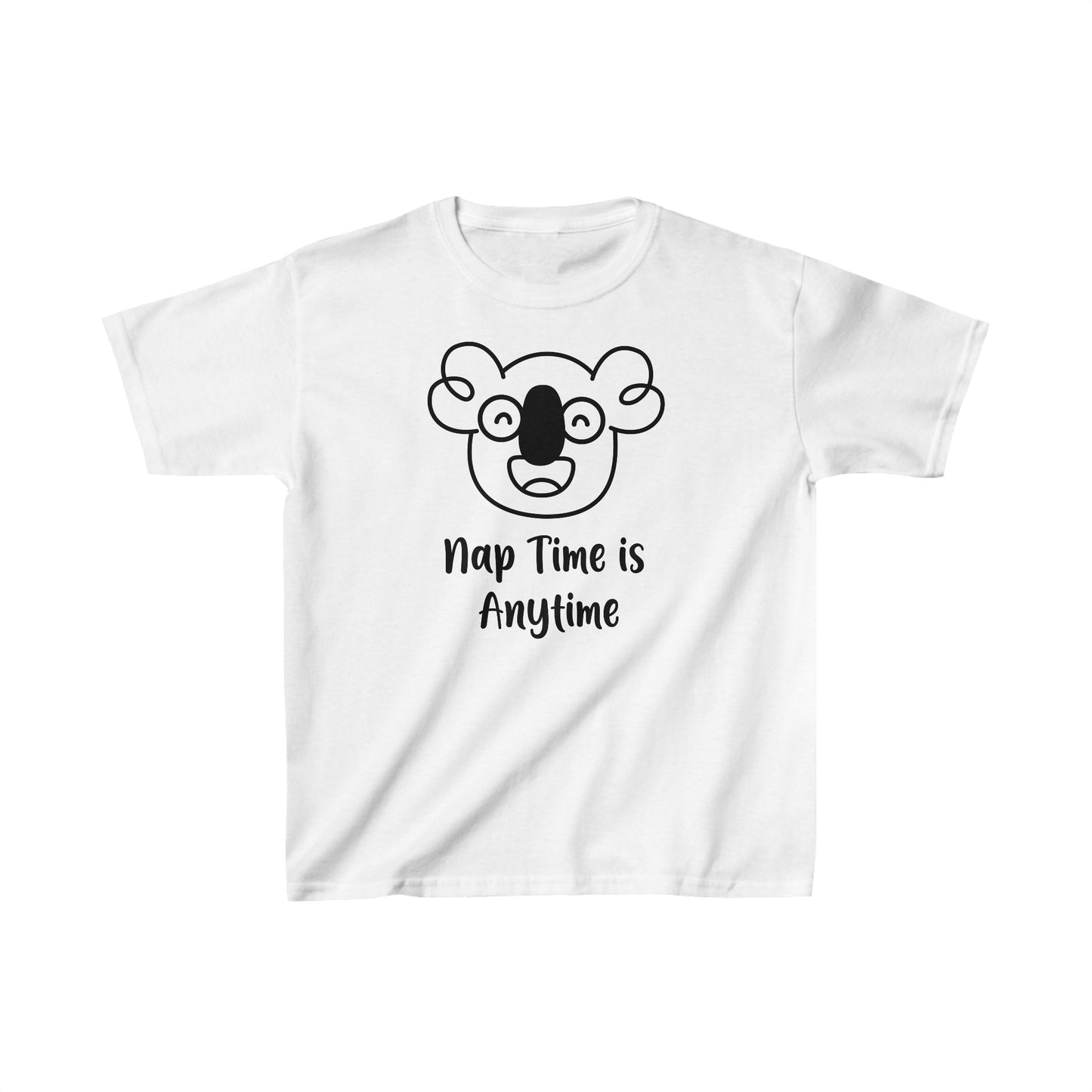 Boo's Nap Time is Anytime Kid's T-shirt - Bright Colors