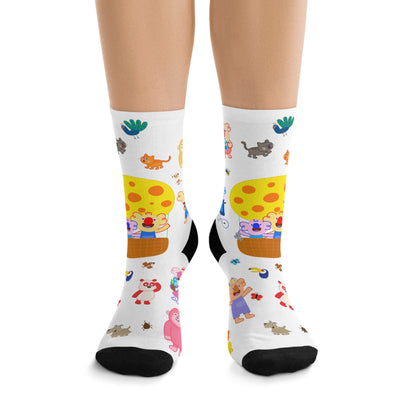 Cabbage & Tyler Cozy Adventure Friends Eco Crew Socks