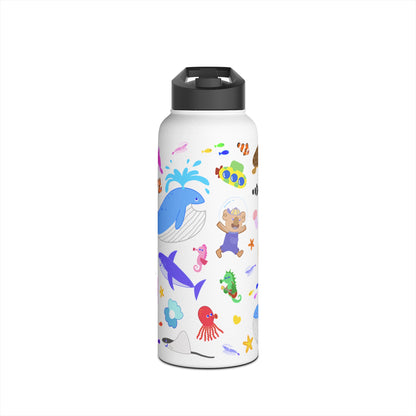 Cabbage & Tyler Ocean Friends Stainless Steel Water Bottle