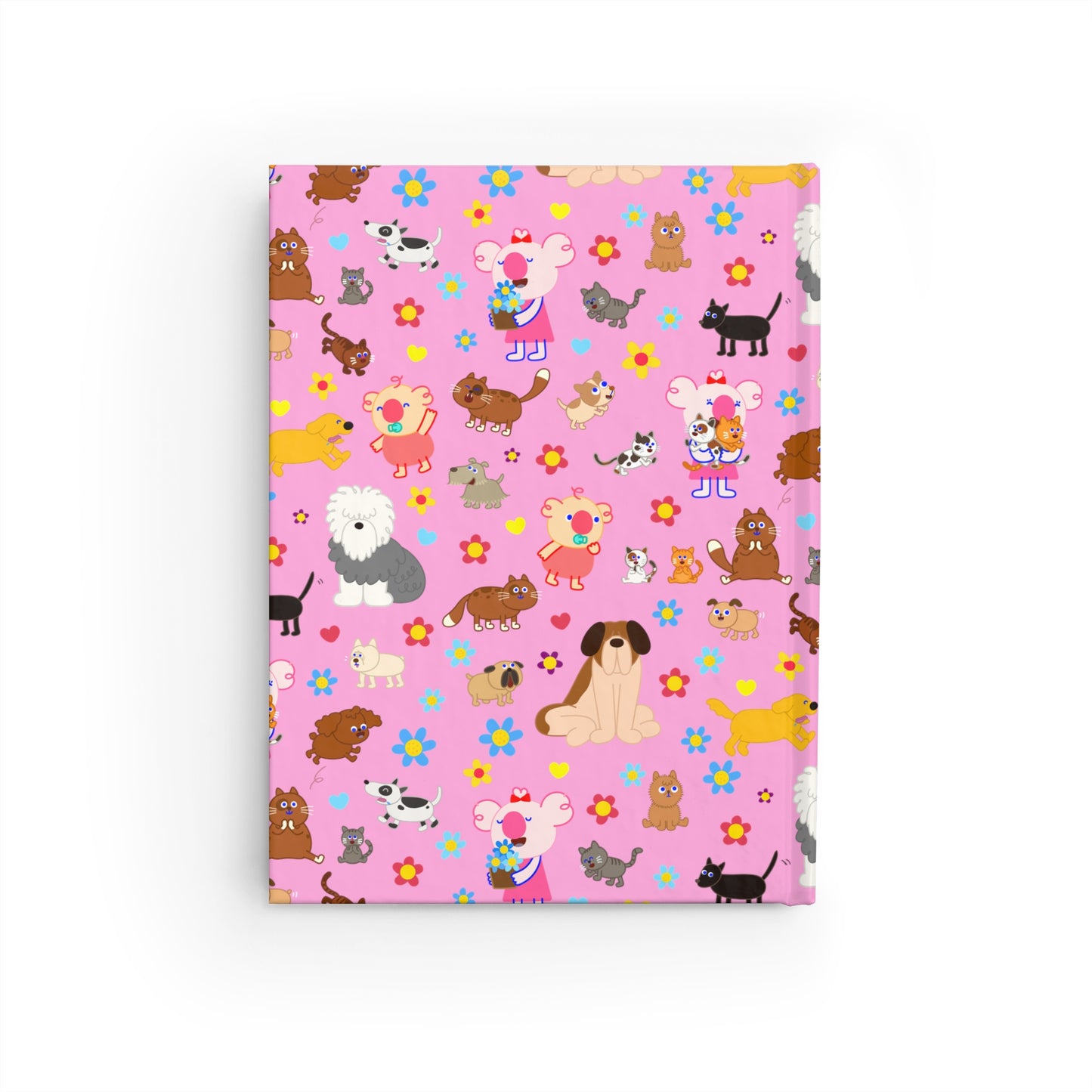 Cutie Squad Rose Pink Hardcover Journal