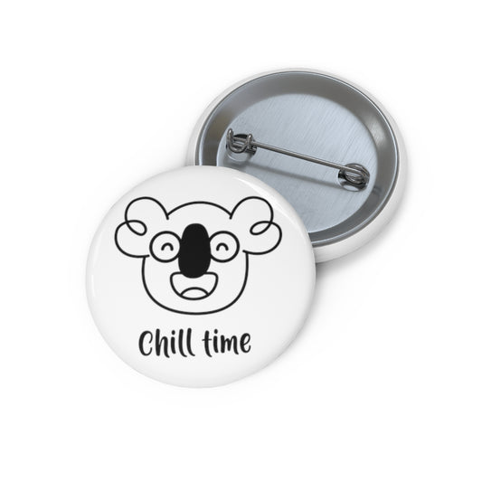 Boo's Chill Time Pin Buttons