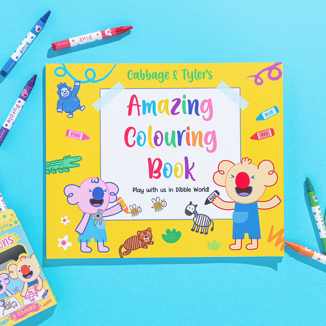 Cabbage & Tyler's Amazing Colouring Book